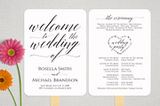 Wedding Program Fan SHR381, an Invitation Template by Shafura_Wedding (Thumbnail 3 of 5)