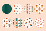 140 Cozy Retro Christmas Clipart, a Seasonal Illustration by Zeukaa (Thumbnail 19 of 21)