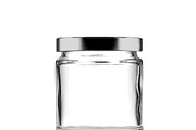 Clear Glass Mason Jar with Metal Lid, a Packaging Mockup by Professional Assets (Thumbnail 3 of 5)