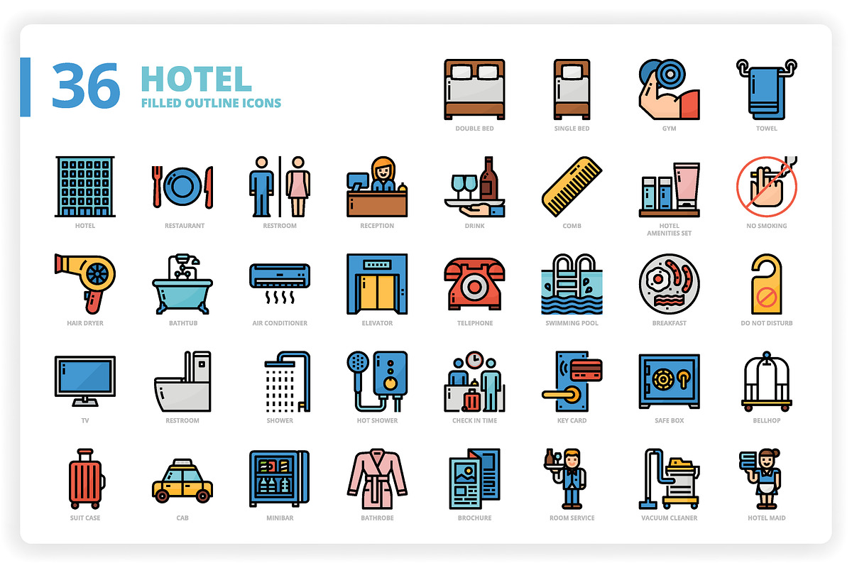 3,600 Icons x3 Styles, an Outline Icon by monkik (Photo 168 of 299)