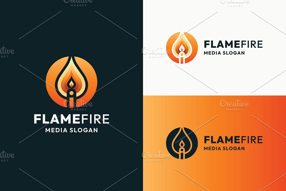 Dynamic Flame & Energy Logo, a Branding & Logo Template by Design_Planet (Photo 1 of 3)