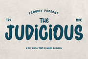Judicious Bold and Fun Display Font, a Sans Serif Font by CreateBigSupply (Thumbnail 1 of 10)
