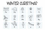 Winter Christmas, a Symbol Font by Sirinart (Thumbnail 3 of 6)