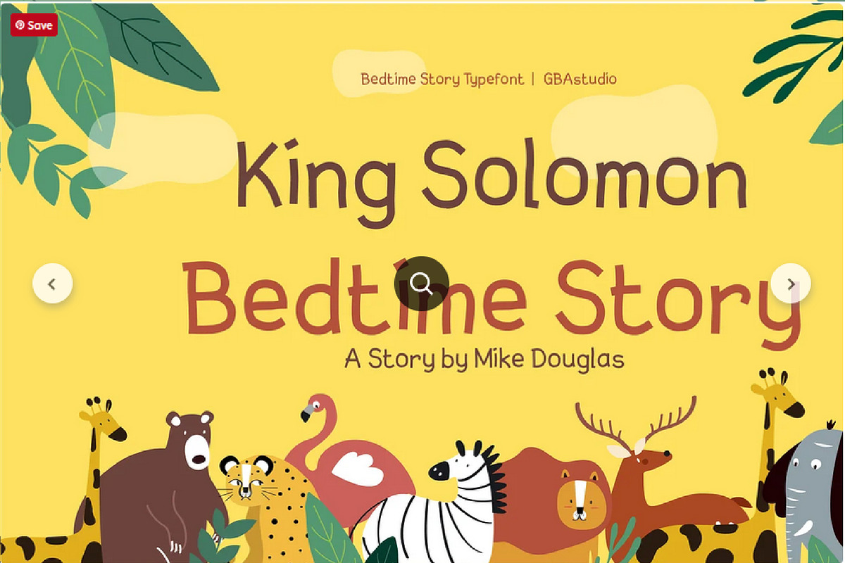 Bedtime Story, a Sans Serif Font by GBAstudio (Photo 1 of 5)
