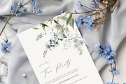 Airy Blue Floral, a Decorative Illustration by heyiamalice (Thumbnail 7 of 11)