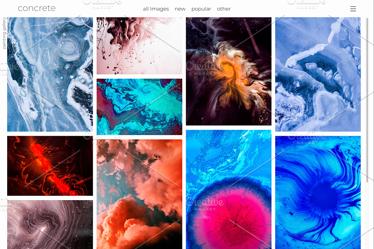 Concrete. Minimalistic HTML Template, a HTML Template by Fastredesign (Photo 4 of 8)