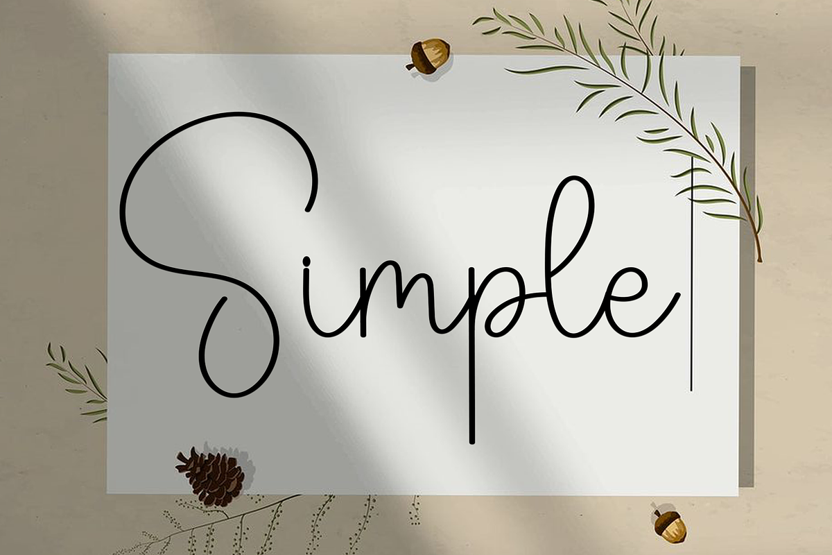 Flower Saturday, a Script Font by FreshTypeINK (Photo 3 of 8)