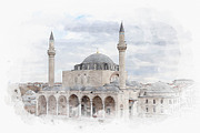 Canvas Watercolor Paint Art Effect, an Action Add-On by MRI STUDIO (Thumbnail 9 of 16)