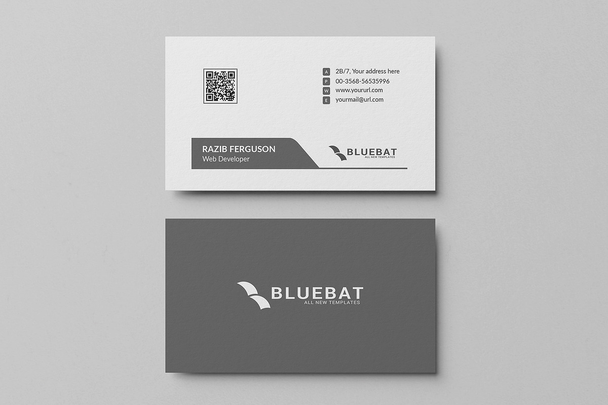Minimal Business Card, a Business Card Template by Rongmistiry (Photo 1 of 4)