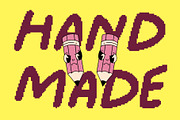 CS Benedict Pixel, a Handwritten Font by Craft Supply Co. (Thumbnail 2 of 8)