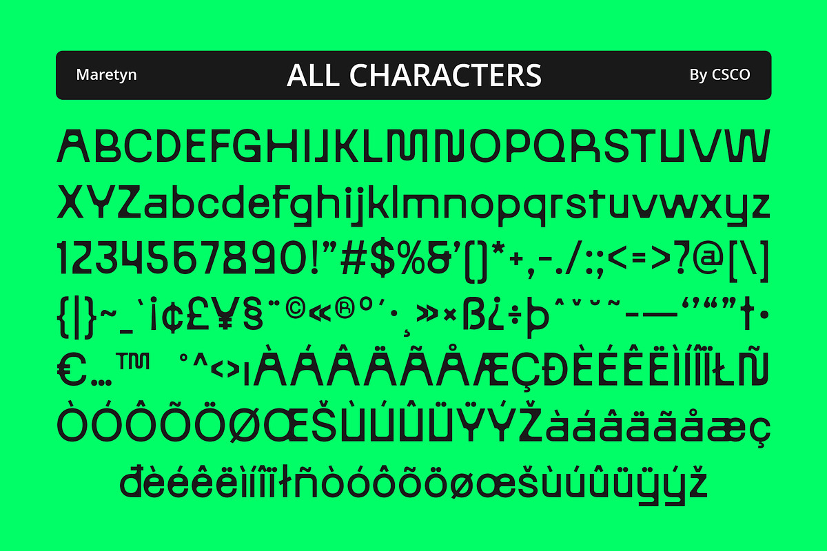 Maretyn – Contemporary Sans Serif, a Sans Serif Font by Craft Supply Co. (Photo 8 of 8)