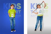 Mixed Kids T Shirt Mockups Vol3, a Shirt Mockup by Hi, Mock-Up! (Thumbnail 13 of 15)