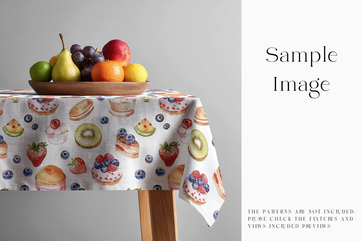 Square Tablecloth Mockups, a Household Mockup by mock-ups (Photo 25 of 28)