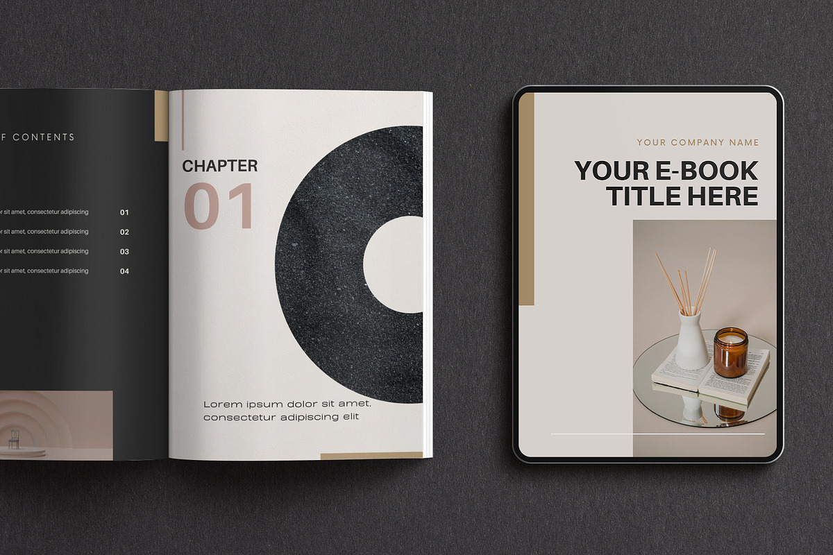 Minimalist Ebook Canva Template, a Marketing Template by 1201AM Design Studio (Photo 3 of 11)