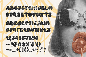 Funky Brow - Bubble Graffiti Font