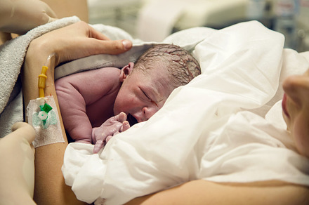 Newborn baby boy after birth containing medical, family, and woman, a Health & Medical Photo by SaulichPhoto