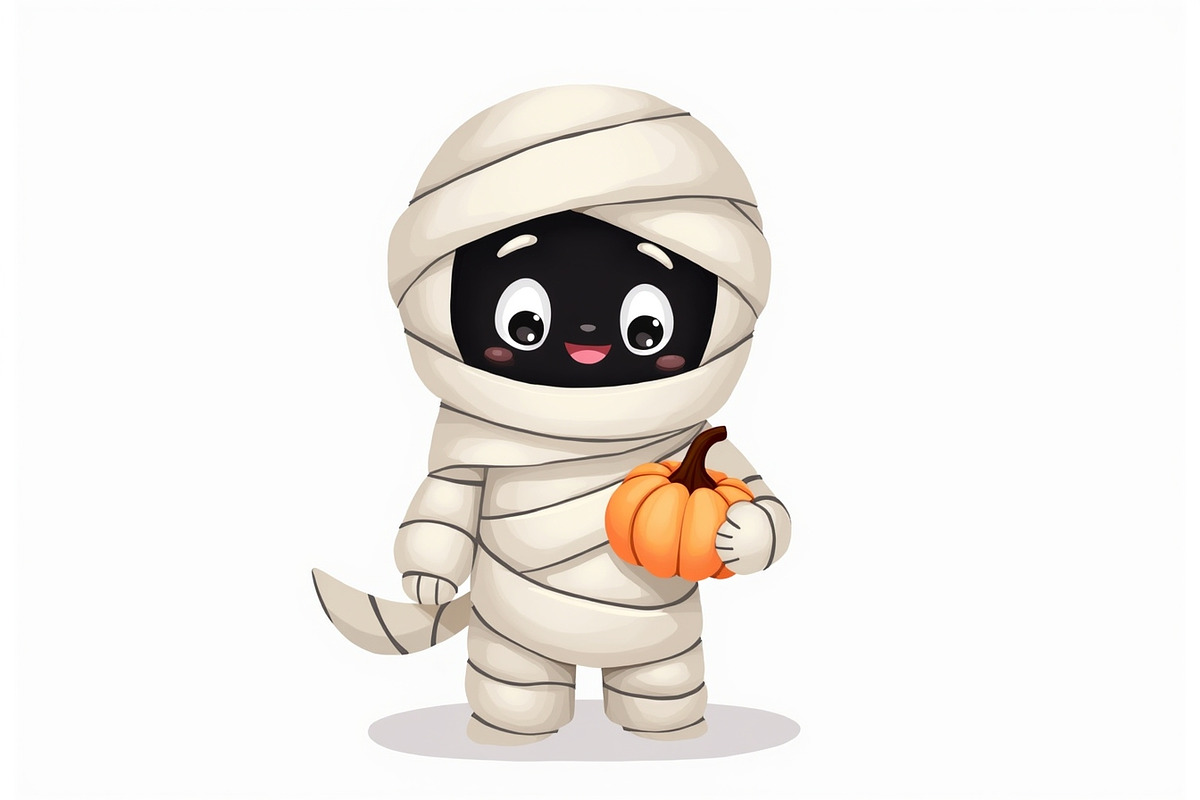 Halloween Ghost & Skeleton Art, an Illustration by hafijul (Photo 10 of 26)
