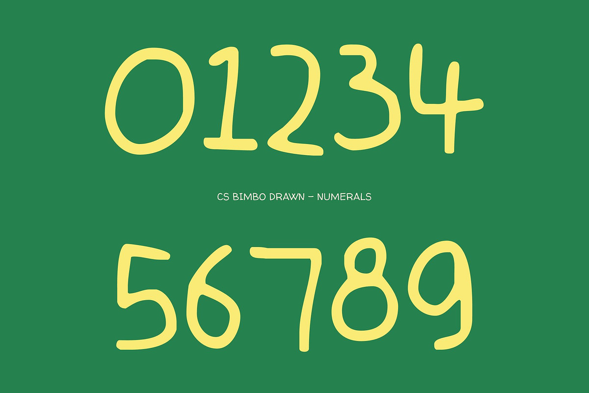 CS Bimbo Drawn, a Sans Serif Font by Craft Supply Co. (Photo 4 of 8)