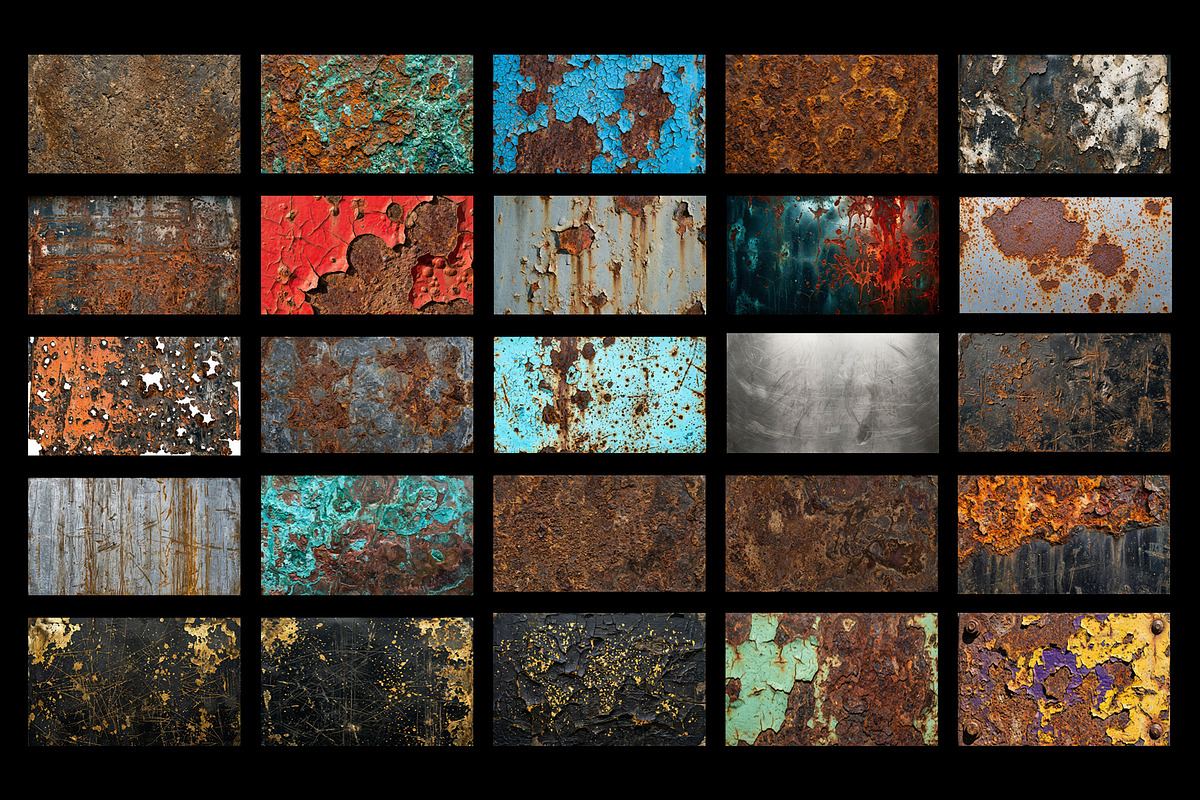 Rust Texture Background Pack, a Texture Graphic by Shovajit (Photo 2 of 3)
