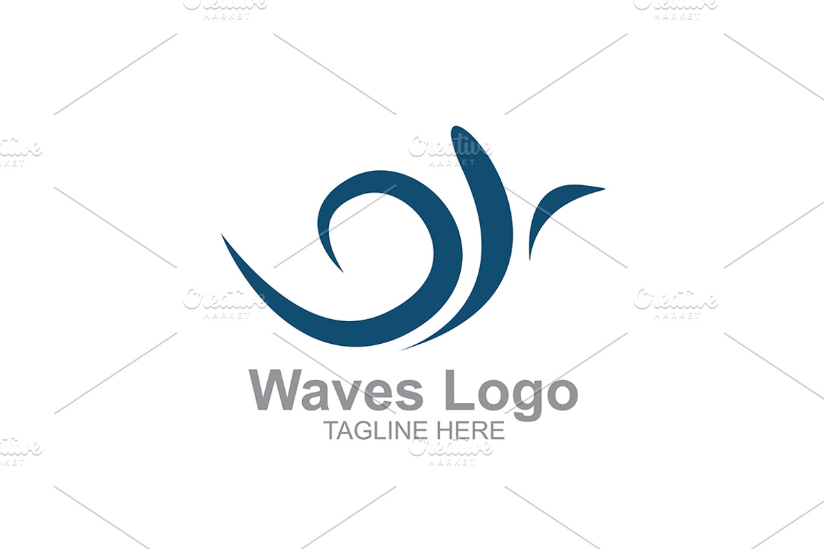 20 Logo Sea & Waves Templates Bundle, a Branding & Logo Template by Friendesigns (Photo 21 of 21)