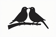 Bird Silhouette design bundle, an Illustration by Designs_River (Thumbnail 10 of 13)