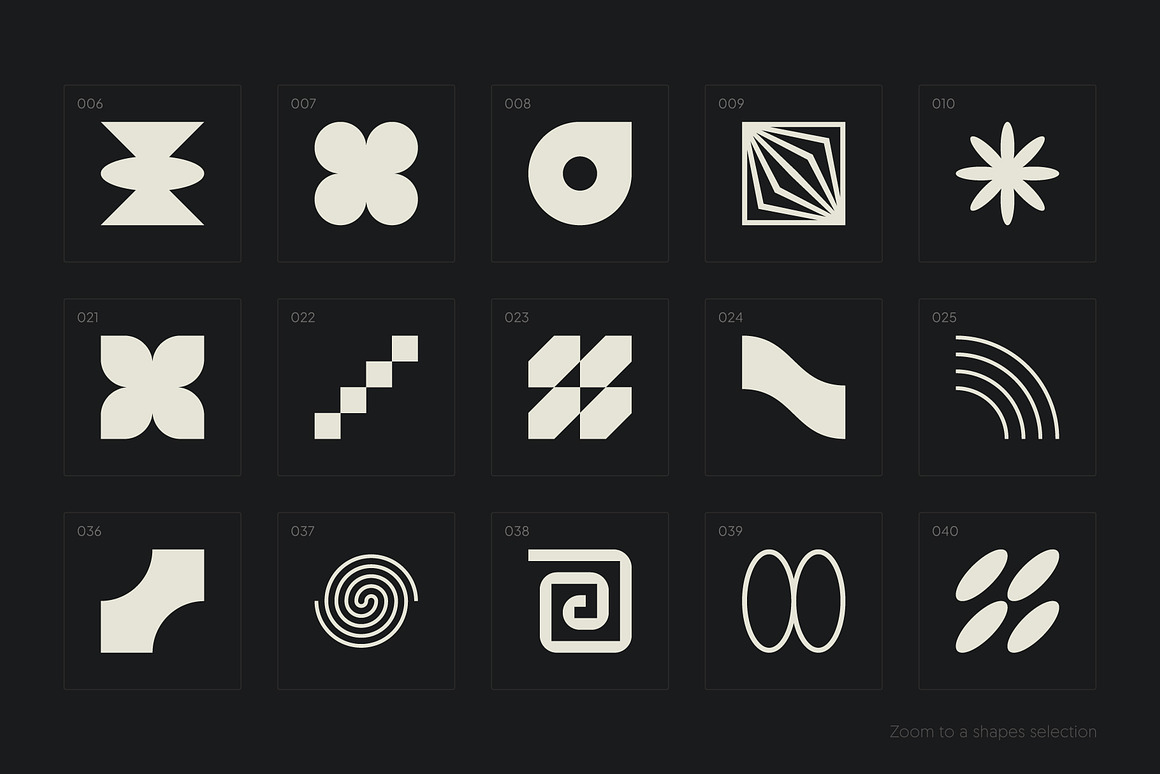 Geometrica Vol.1 – Vector Shape Kit, an Object Graphic by Léo Alexandre (Photo 4 of 16)