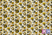 Golden Honey Bee Pattern, a Pattern Graphic by MISS CHATZ (Thumbnail 3 of 3)