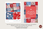 Patchwork Quilt Top Mockup, a Household Mockup by Ciranda Design (Thumbnail 10 of 10)