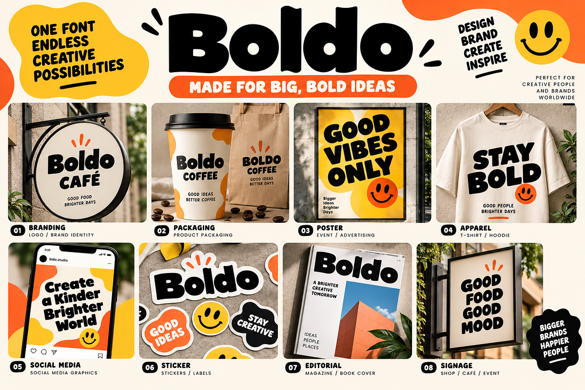 Boldo _ Display Font, a Script Font by Wow Magic (Photo 3 of 6)