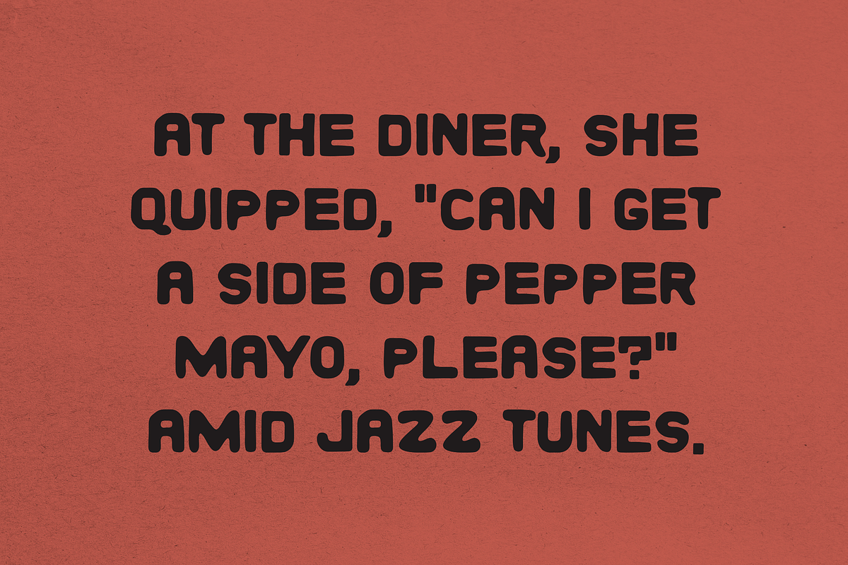 Pepper Mayo |  Handmade Sans-Serif, a Sans Serif Font by Gold Design Co. (Photo 3 of 4)