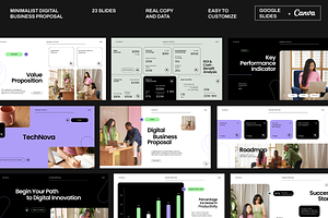 Digital Business - Google slides, a Presentation Template by Dirtytemp Studio