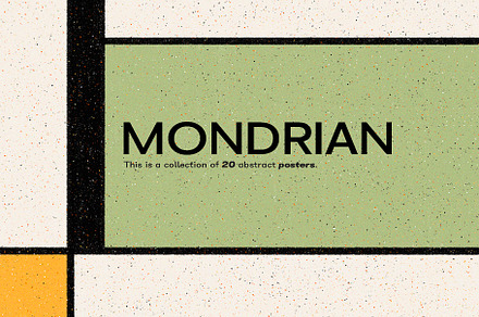 MONDRIAN Abstract Posters