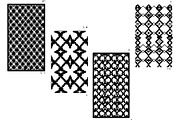 Black Geometric Pattern Panel Set, an Object Graphic by Designer_Momina (Thumbnail 9 of 13)
