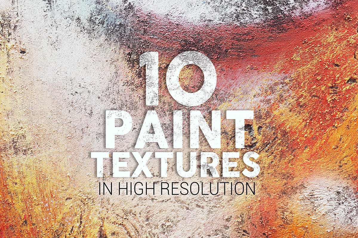 Paint Textures x10, a Texture Graphic by SmartDesigns