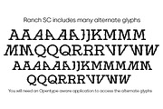 Ranch SC font family, a Slab Serif Font by FontMesa (Thumbnail 5 of 6)