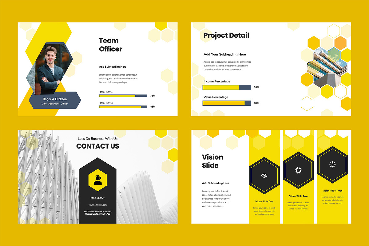 Hexava - Presentation Template, a Presentation Template by TMint Creative