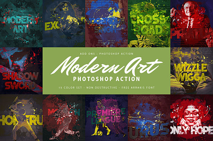 Modern Art Photoshop Action