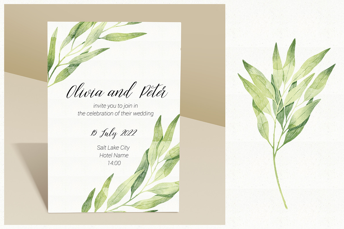 Eucalyptus Branches Collection, an Illustration by Helga Wigandt (Photo 4 of 5)