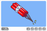 Cowboy-Dynamite-Cartoon-Vector, an Object Illustration by Artstorystudio (Thumbnail 1 of 3)