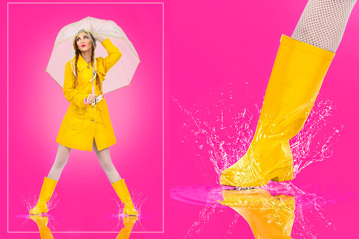 Water Splash Brushes & Overlays preview 2