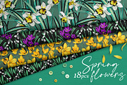 Spring Flowers, a Pattern Graphic by MarynArts (Thumbnail 1 of 8)