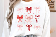 Valentine Coquette Bows PNG, an Illustration by Libby Wishes (Thumbnail 2 of 6)