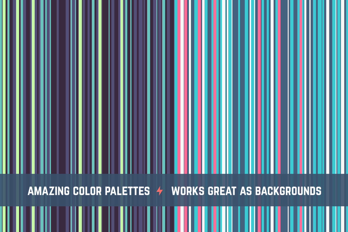 Electric Stripes Pattern, a Pattern Graphic by Projectile (Photo 5 of 6)