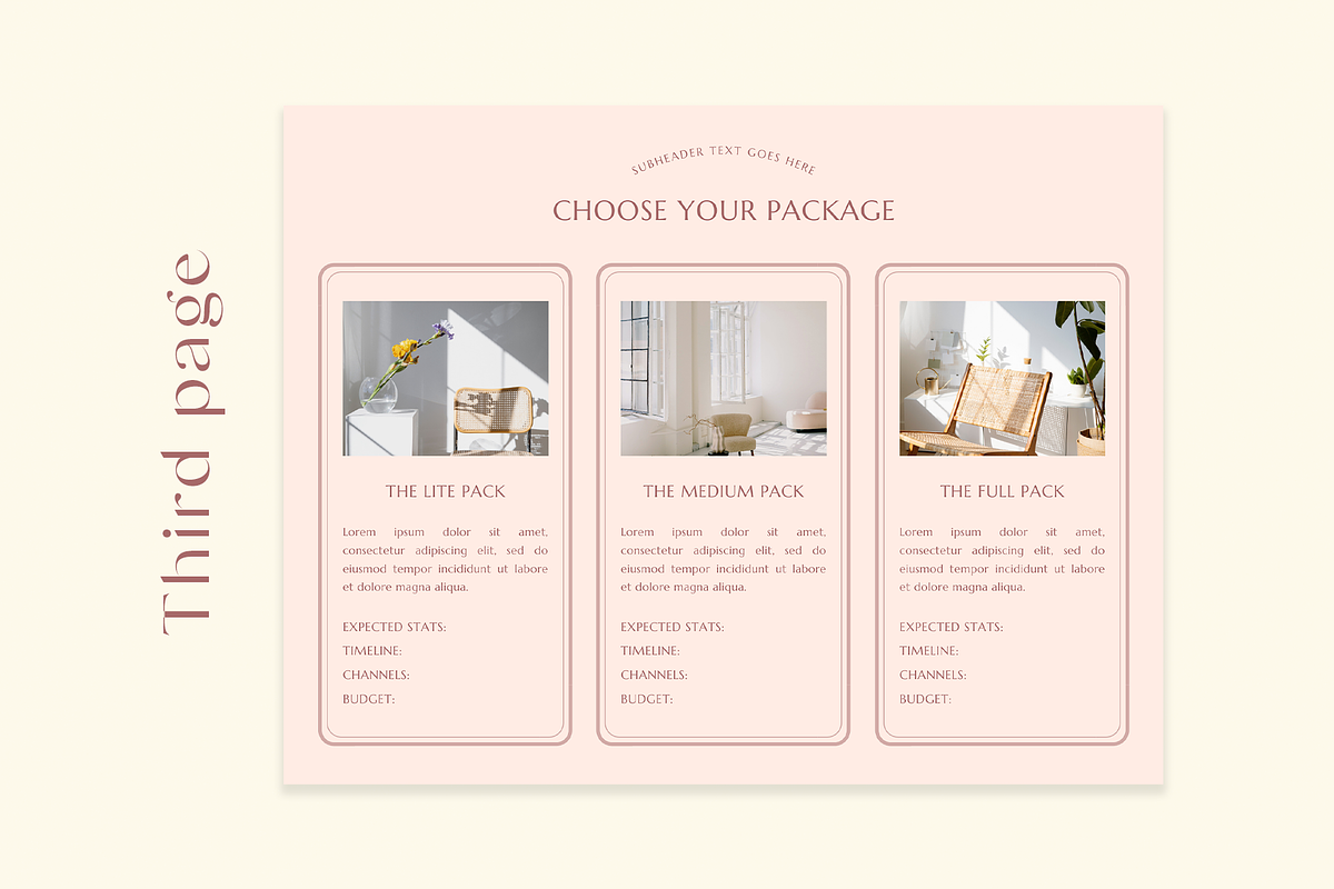 3-Page Media Kit for Beauty Bloggers, a Brochure Template by Ralony (Photo 4 of 5)