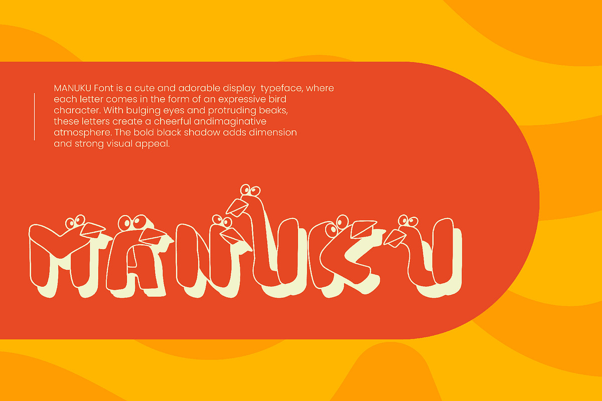 MANUKU - Handwritten Playful Font, a Handwritten Font by Boril Std (Photo 5 of 10)