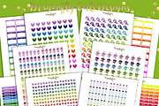 80 Page Rainbow Printable Stickers, a Graphic by Dragonfly Girls Designs (Thumbnail 4 of 9)