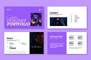 Modern Creative Designer Portfolio, a Presentation Template by Mighty-Slide (Thumbnail 2 of 5)