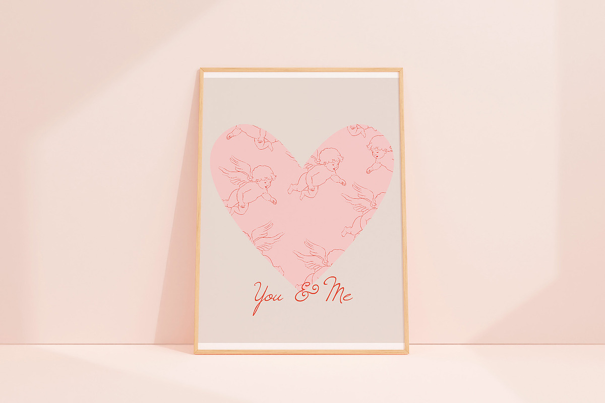 Valentine's patterns.Elegant Cards, a Decorative Illustration by NatalieArtsDenysenko (Photo 7 of 7)