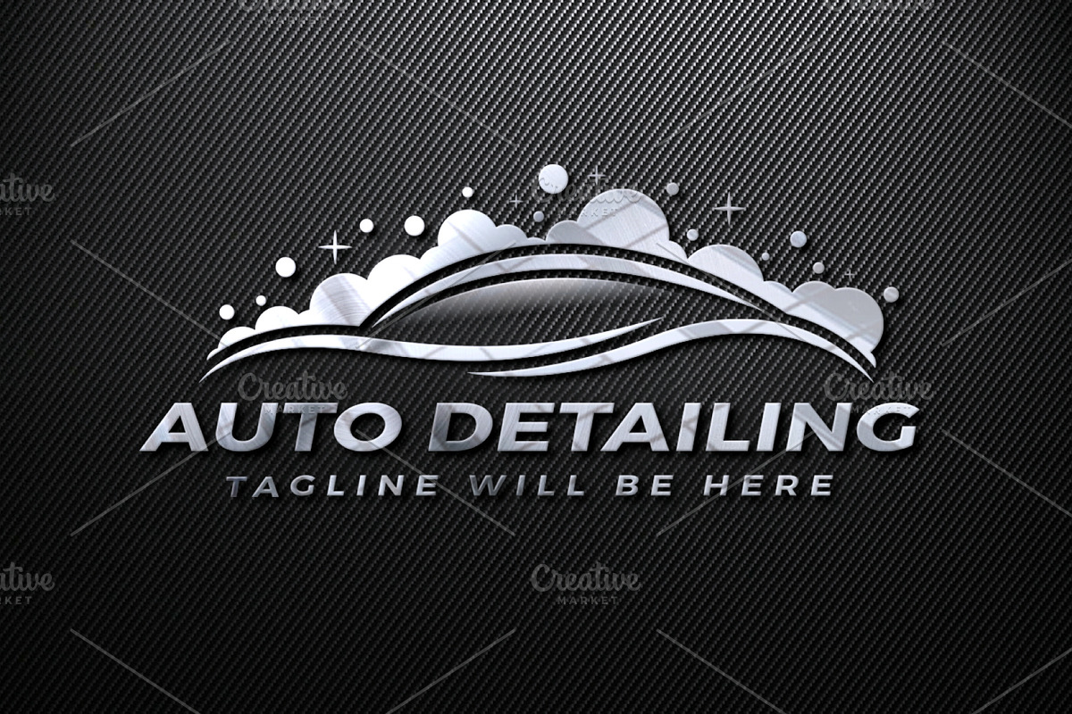 Auto Detailing Logo, Car Wash Logo, a Branding & Logo Template by Nahid Hasan Nilim (Photo 5 of 6)