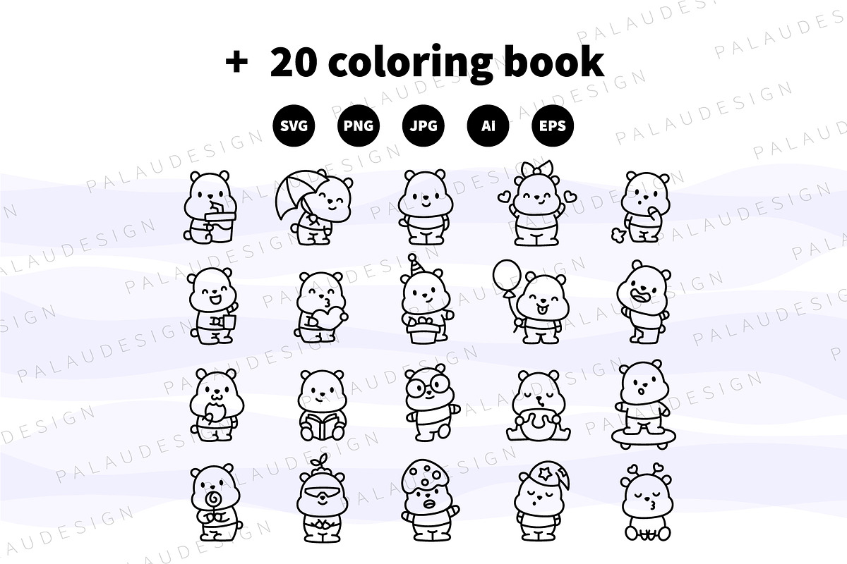 Teddy Bear Characters, an Animal Illustration by Palau (Photo 9 of 10)